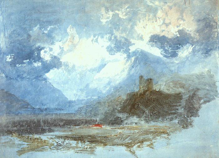 Joseph Mallord William Turner Dolbadern Castle oil painting picture